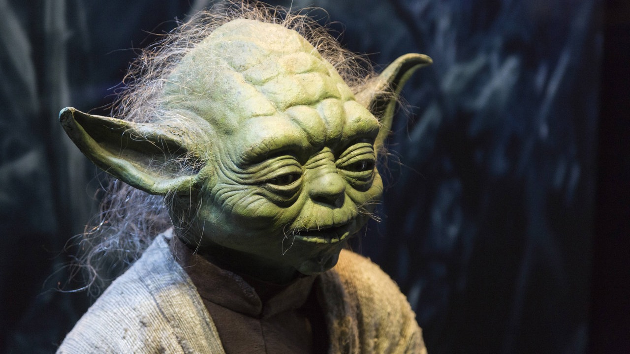 Filmszene: Yoda in "Krieg der Sterne"