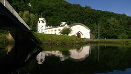 Wasserkraftwerk Heimbach: Blick auf das Jugendstilgebäude