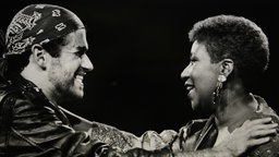 Aretha Franklin und George Michael 1988