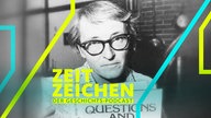 Die amerikanisch-schweizerische Psychiaterin und Sterbeforscherin Elisabeth Kübler-Ross mit ihrem Buch "Questions and Answers on Death and Dying"