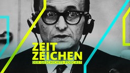 SS-Obersturmbannführer Adolf Eichmann während seines Prozesses