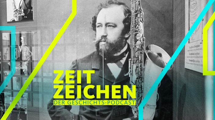 Blick in das Adolphe-Sax-Museum, das an der Stelle des Hauses errichtet wurde, in dem Adolphe Sax, der Erfinder des Saxophons, 1814 geboren wurde, in Dinant.