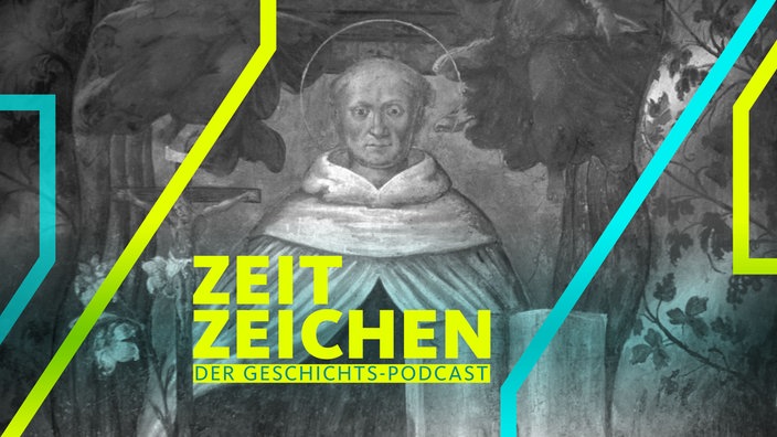 Albertus Magnus, Fresko, 16. Jahrhundert, von den Brüdern Allegrino, Ermete und Francesco Scanzi. 