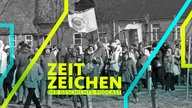 Anti-Atom-Demonstranten in Brokdorf (Aufnahme von 1981)