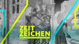Die Tugenden Prudentia, Justitia und Rectitudine inspirieren Christine de Pizan zur Niederschrift vo "Das buch von der Stadt der Frauen" (Buchmalerei aus dem 15. Jahrhundert)