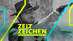 Clint Eastwood während der Dreharbeiten zum Film - Für ein paar Dollar mehr 