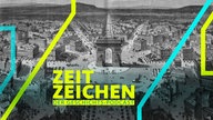 Unter der Leitung von Georges-Eugène Haussmann wird Paris umgebaut. Hier der Place de l'Etoile mit den neuen großen Boulevards.