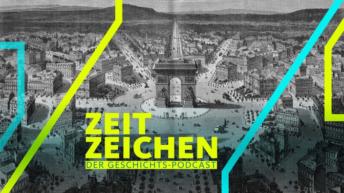 Unter der Leitung von Georges-Eugène Haussmann wird Paris umgebaut. Hier der Place de l'Etoile mit den neuen großen Boulevards.
