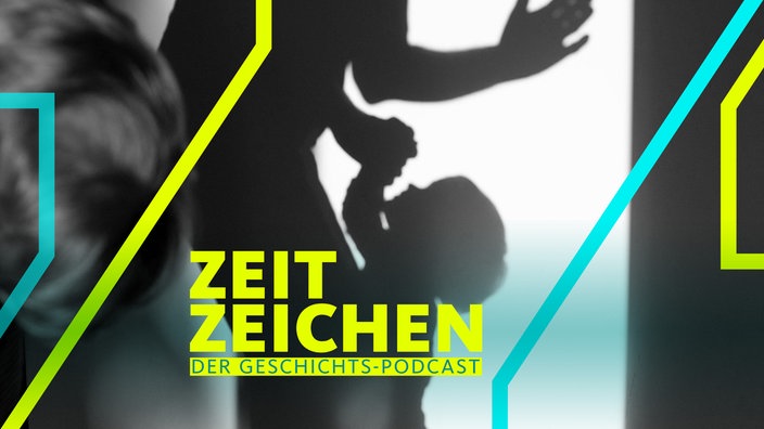 Symbolbild: Schattenriss eines Mannes, der ein Kleinkind schlägt (gestellte Szene)