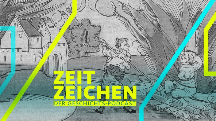Verbrennung einer angeblichen Hexe