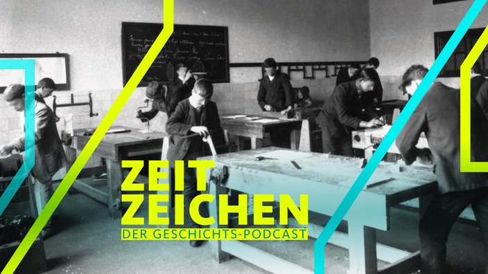 Symbolbild Reformpädagogik nach Homer Lane: Schüler arbeiten in einer Werkstatt
