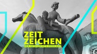 Historischer Spätlese-Reiter als Skuptur
