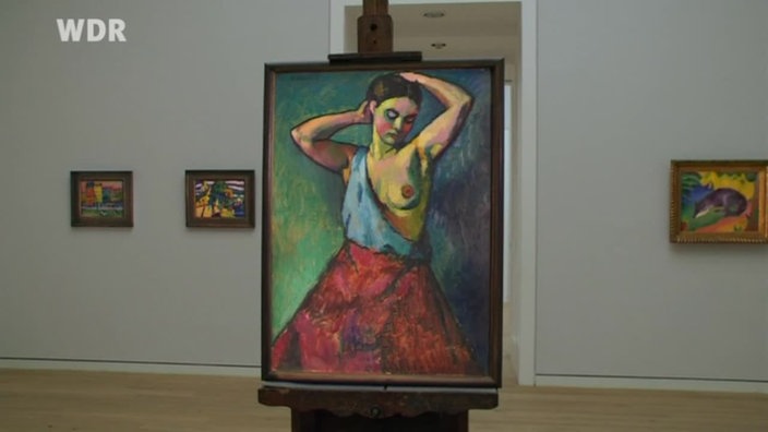 Mädchen mit rotem Rock