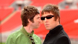 Die Oasis-Mitglieder Noel und Liam Gallagher
