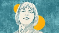 Porträt von Ingeborg Bachmann.