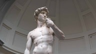 Statue des David von Michelangelo, Galleria dell'Accademia, Florenz, Toskana, Italien