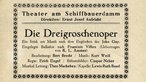 Programmankündigung