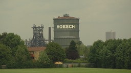 Panorama des Hoeschgeländes mit dem Hoeschturm