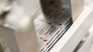 Mehrere Blister der Abnehmpille Wegovy von Novo Nordisk