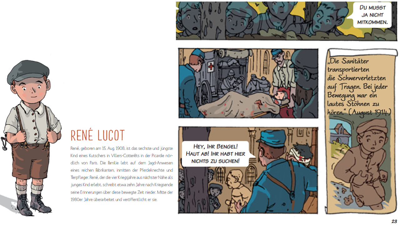 René Lucot ist mit sechs Jahren der jüngeste Protagonist
