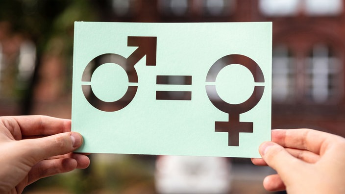 Symbolbild zur Gleichberechtigung von Männern und Frauen
