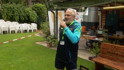 Moderator beim Benefizschwimmen in Unna