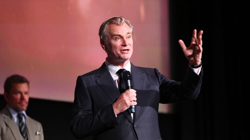 Der Regisseur Christopher Nolan bei der Filmpremiere von "Die Odyssee" in London