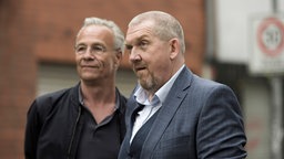 Kommissare Freddy Schenk (Dietmar Bär, rechts) und Max Ballauf (Klaus J. Behrendt, links) 
