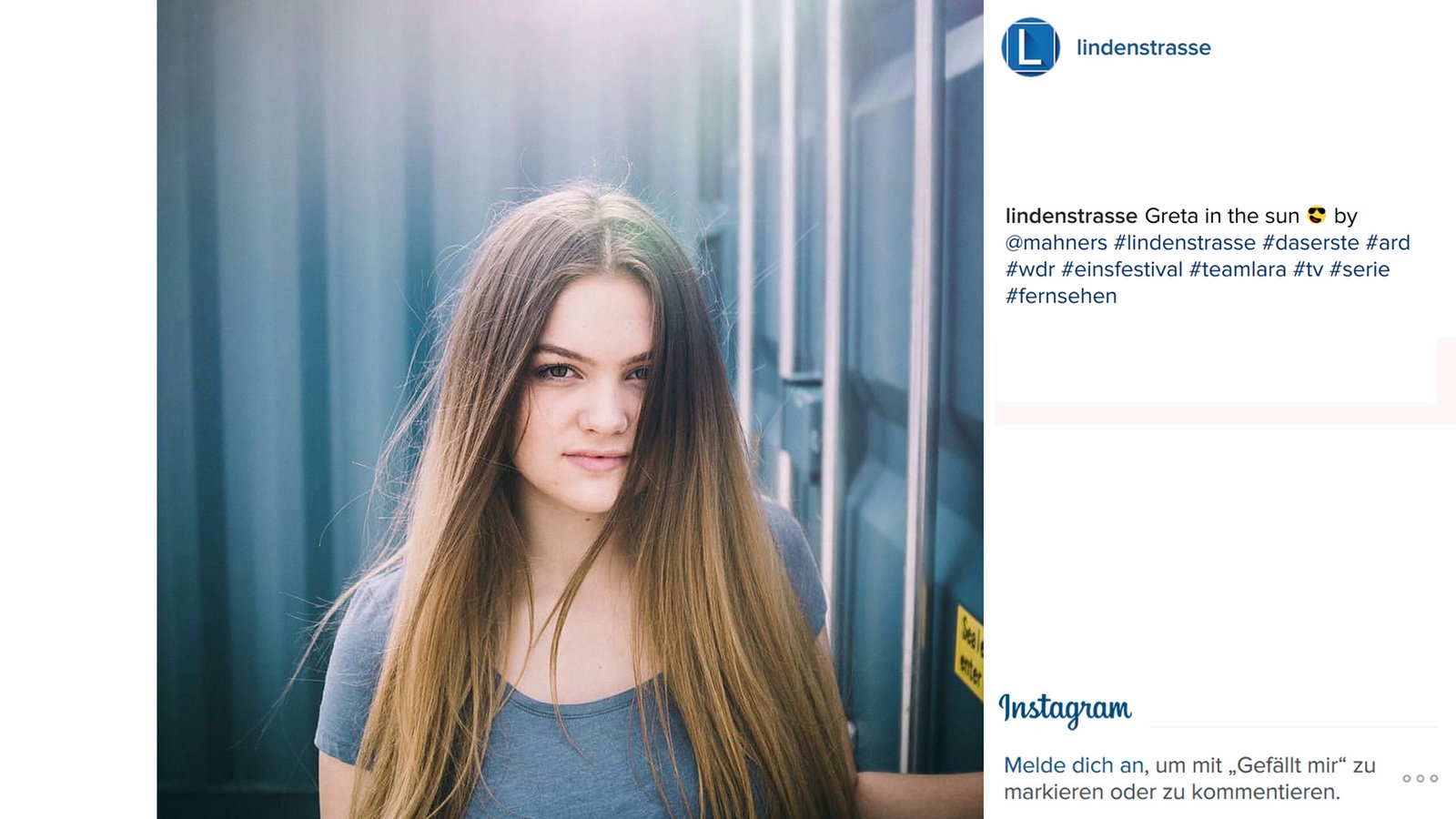 Lindenstraße bei Instagram