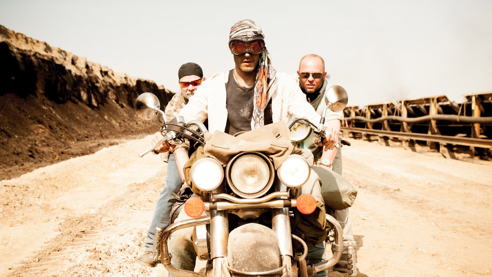 Biker Wüstenshooting