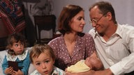 Anna und Hans mit Sarah, Sophie und Tom