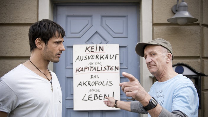 Ben und Adi protestieren