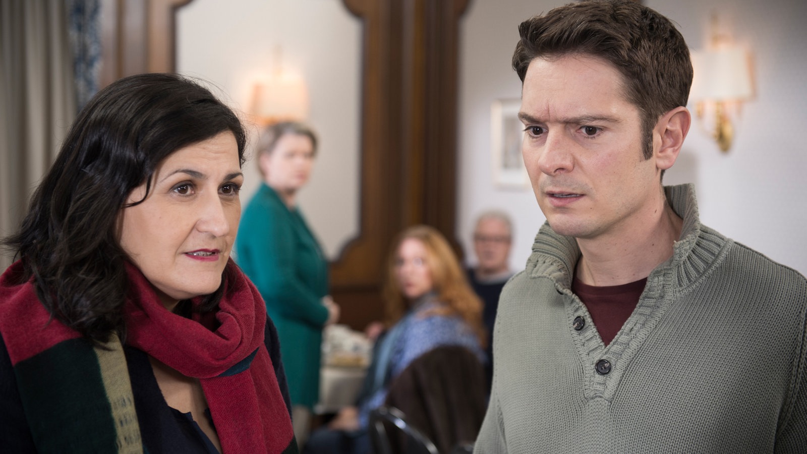 Gabi, Iffi und Andy gucken neugierig