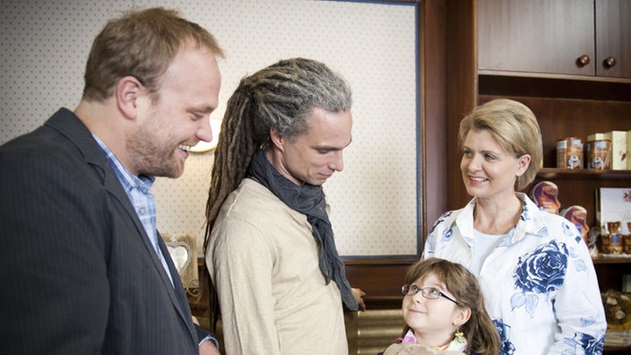Gabi, Klaus und Momo begrüßen Antonia
