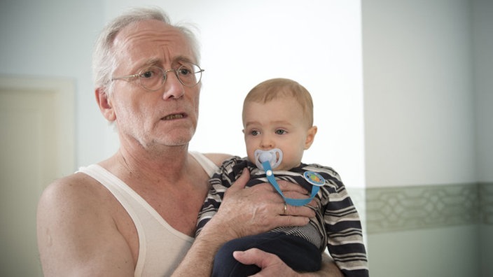 Hans und sein Sohn im Pech