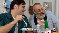 Harry lacht mit Murat