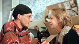 Heiko und Maja (Christine Stienemeier) geht der Gesprächsstoff nicht aus...