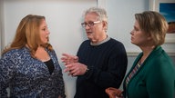 Iffi, Gabi und Andy diskutieren