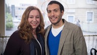 Iffi und Jeff lächeln in die Kamera
