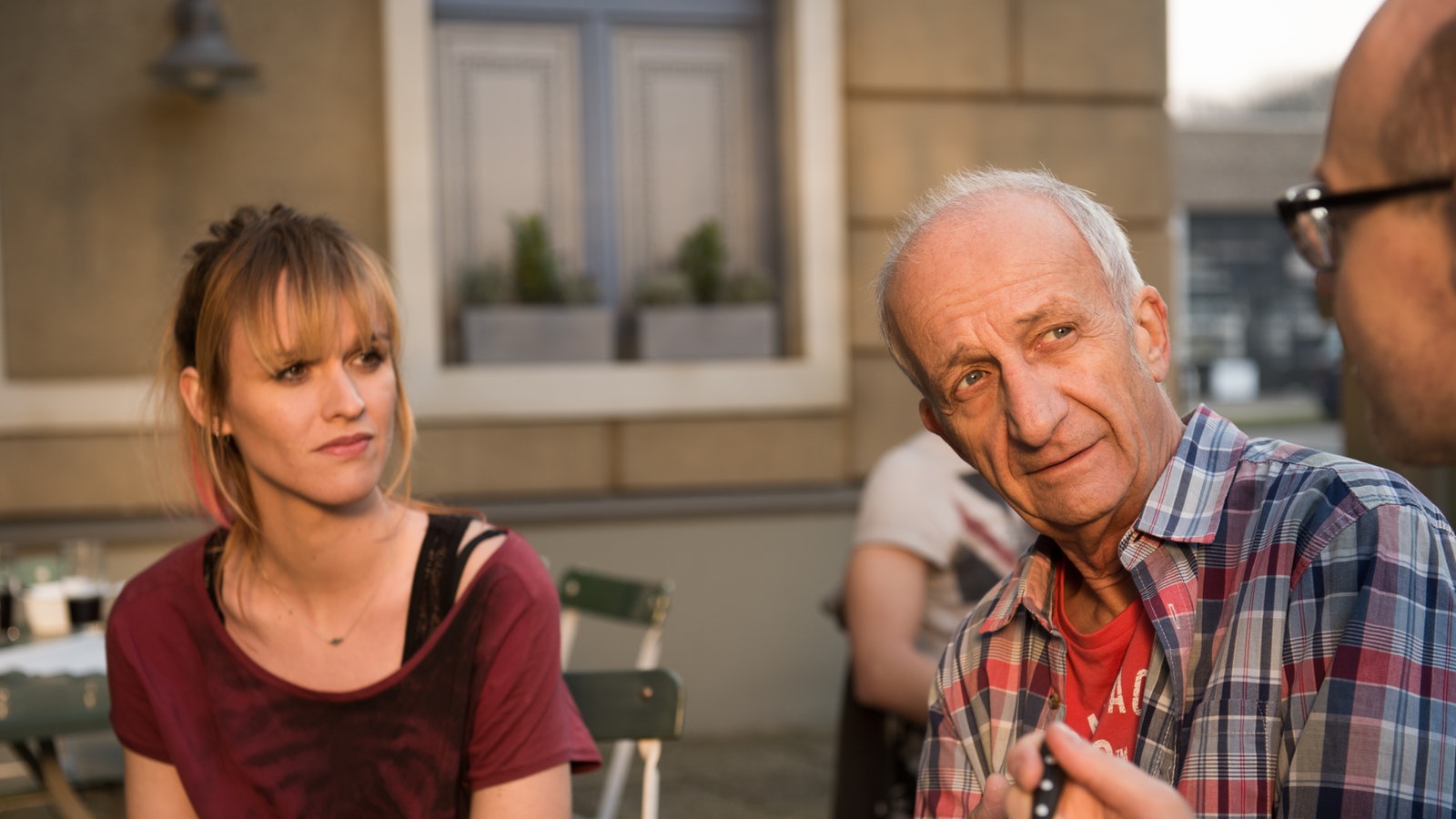 Jack und Adi hören Philipp zu