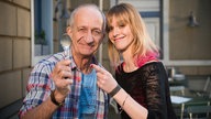 Jack und Adi zeigene inen Löffel