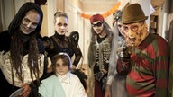 Josi feiert mit Freunden eine Halloweenparty