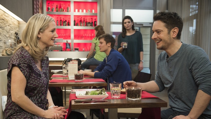 Lisa und Timo im Cafe George