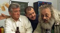 Olli, Bruno und Harry an der Theke des "Aloisius Stub'n"
