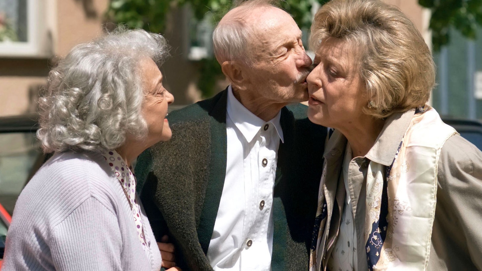 Onkel Franz und Hilde verabschieden Helga