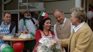 Sabrina eröffnet das "Alimentari"