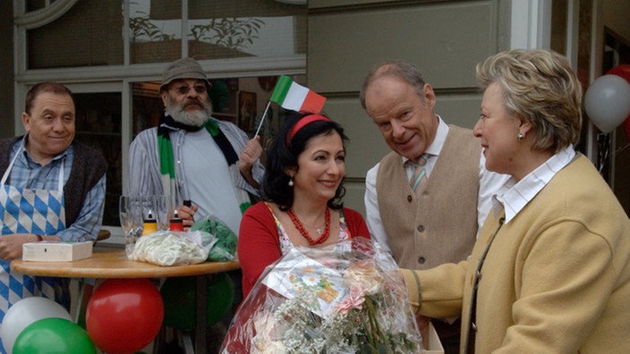 Sabrina eröffnet das "Alimentari"