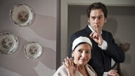 Sabrina und Roberto winken zum Abschied