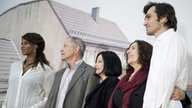 Susanna mit Darstellerkollegen während der Kultnacht