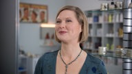 Tanja freut sich